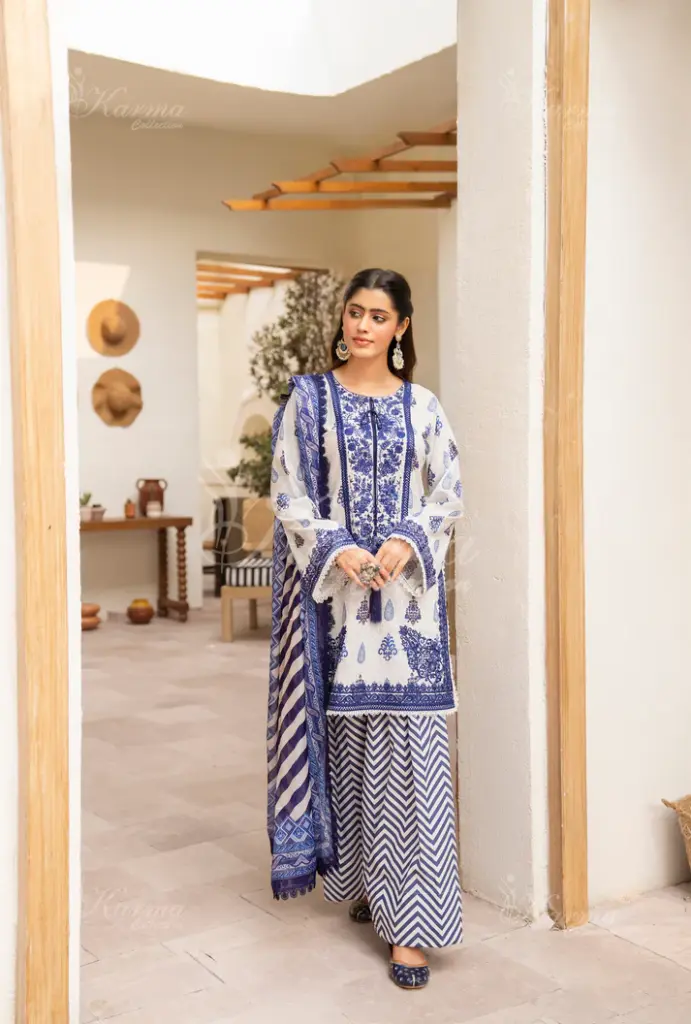 Karma Collection - Aaina Vol-II KC-1498 Sapphire Mist