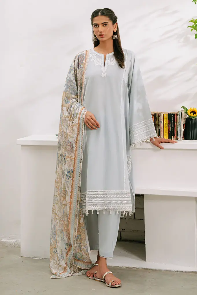 Cross Stitch - The Monsoon Edit 2025 - 01 Blue Illusion