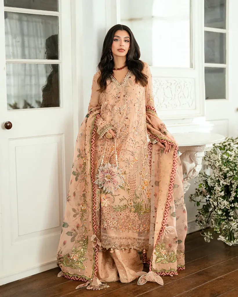 Mushq - Shaam Shandar Chiffon Collection D-04 Tarannum