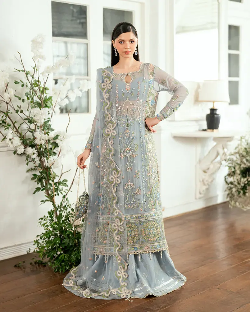 Mushq - Shaam Shandar Chiffon Collection D-05 Jashn E Jahanara
