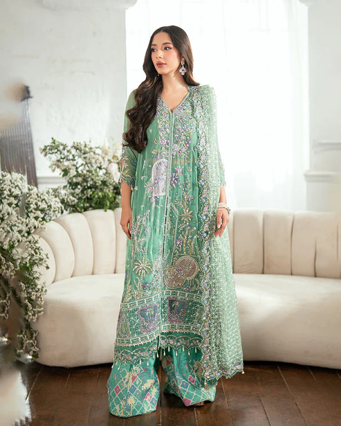 Mushq - Shaam Shandar Chiffon Collection D-08 Adaa