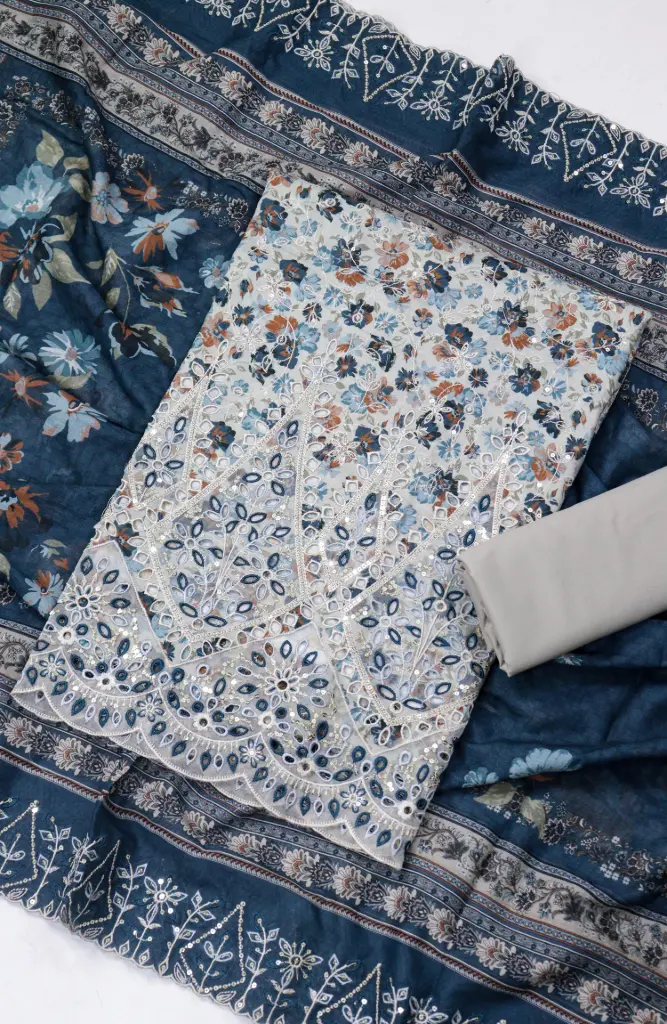 Bin Saeed - Embroidered Lawn Summer Collection '26 D-07