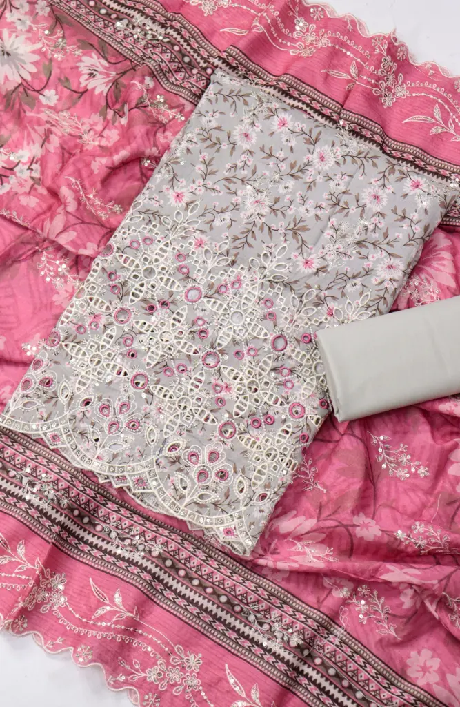 Bin Saeed - Embroidered Lawn Summer Collection '26 D-08