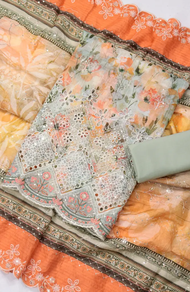 Bin Saeed - Embroidered Lawn Summer Collection '26 D-09