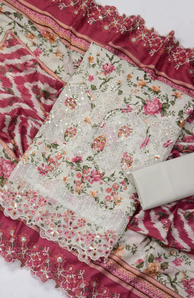 Bin Saeed - Embroidered Lawn Summer Collection '26 D-13