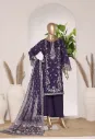 Bin Saeed - Exclusive Lawn Embd Short Length with Bell Bottom Trouser D-04