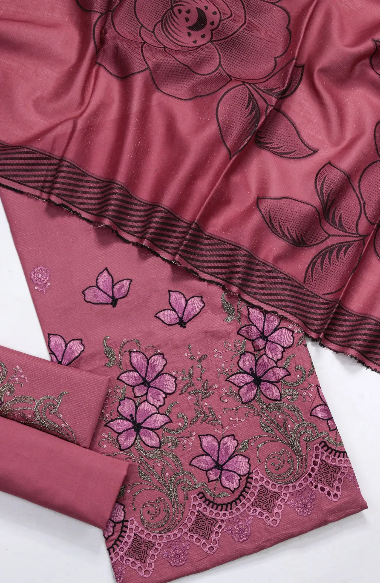 Amna Khadija - Fancy Embroidered Chikankari Summer Collection - SBD-05