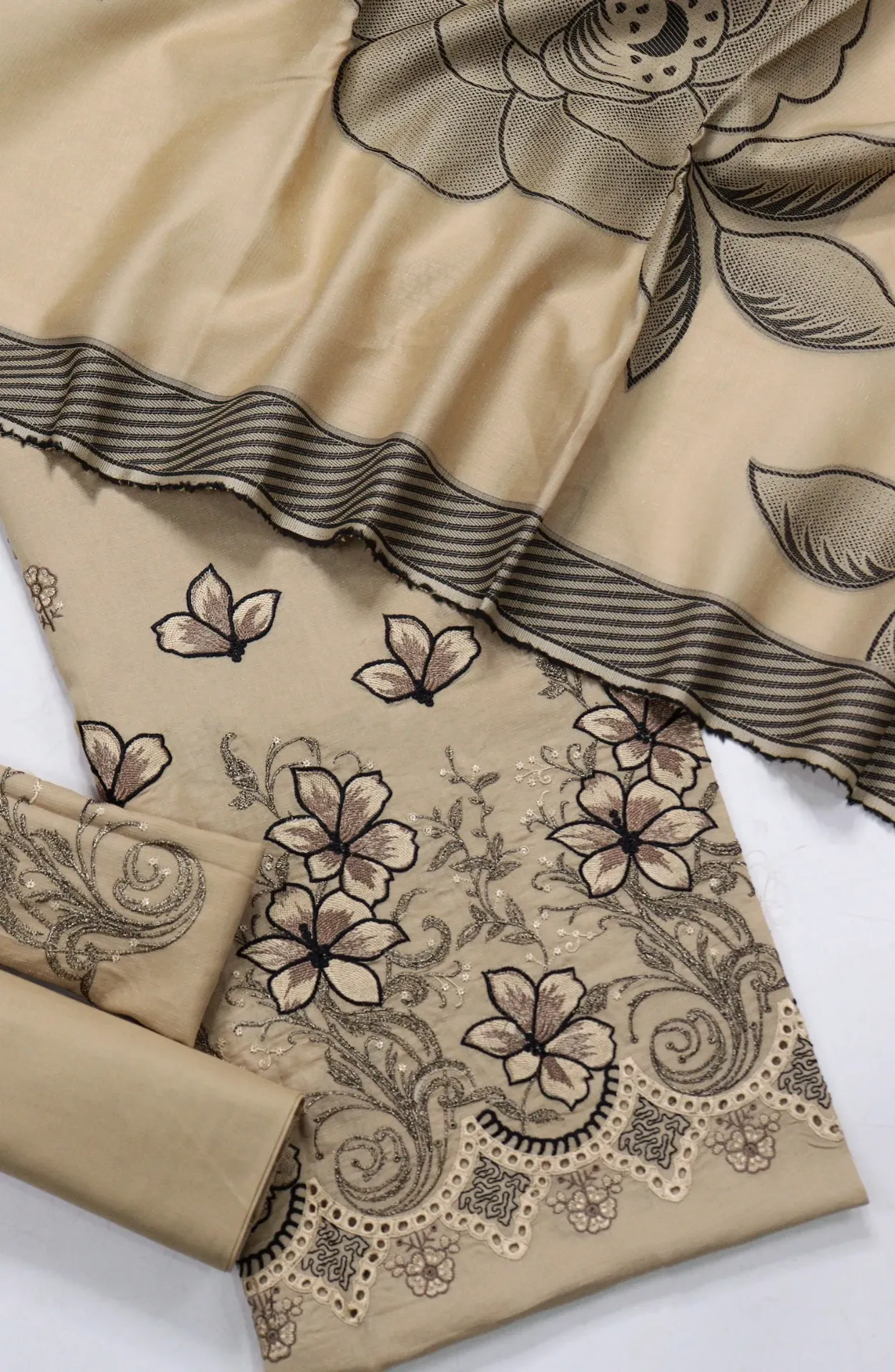 Amna Khadija - Fancy Embroidered Chikankari Summer Collection - SBD-07