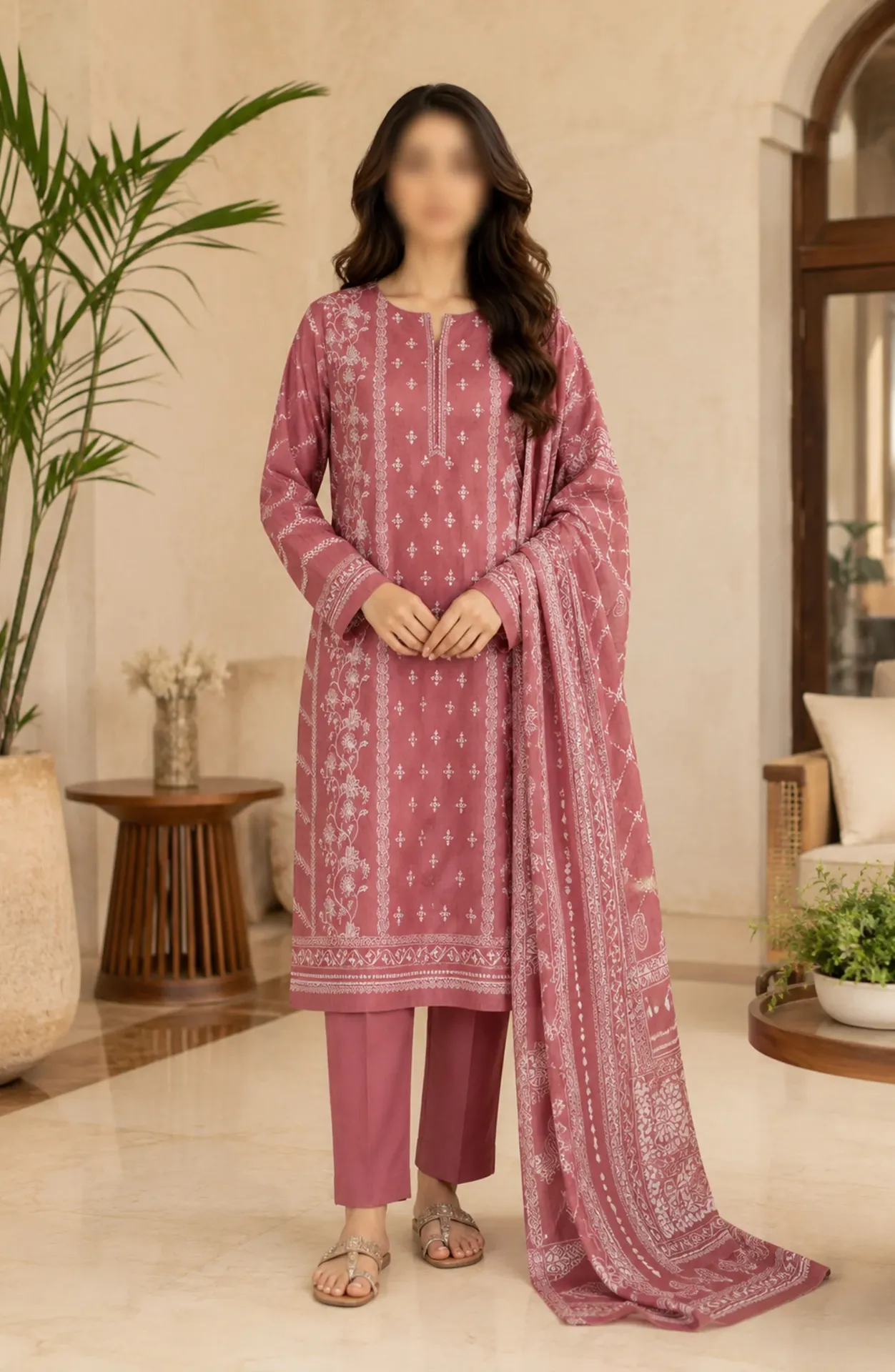 Bin Saeed - Printed Lawn Summer Collection '26 D-01
