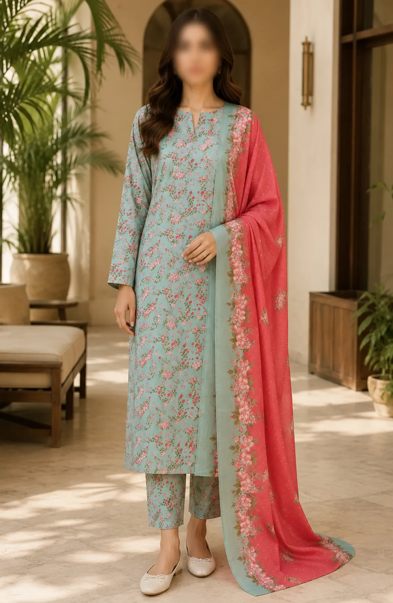 Bin Saeed - Printed Lawn Summer Collection '26 D-02
