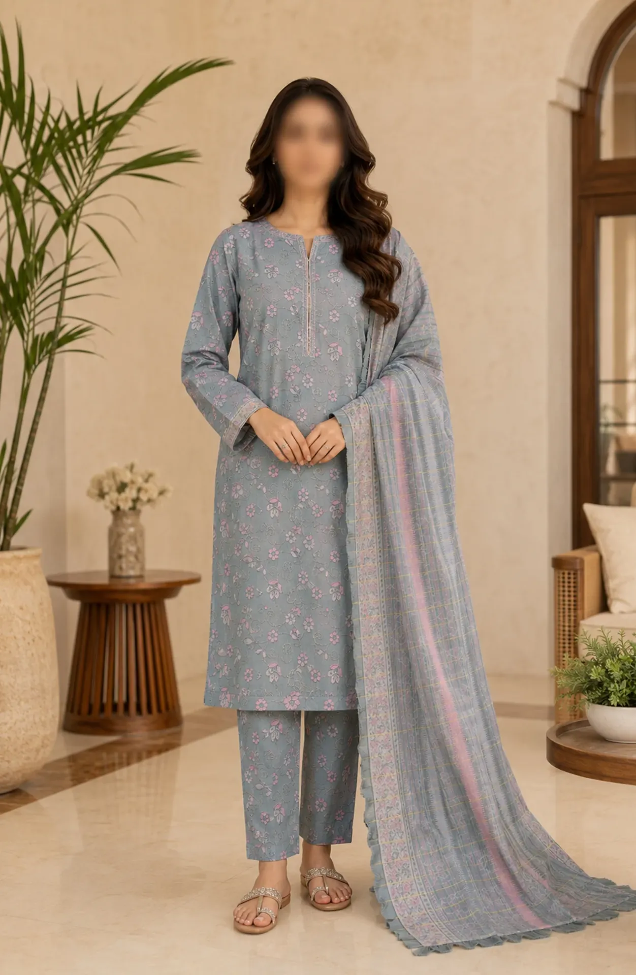 Bin Saeed - Printed Lawn Summer Collection '26 D-04