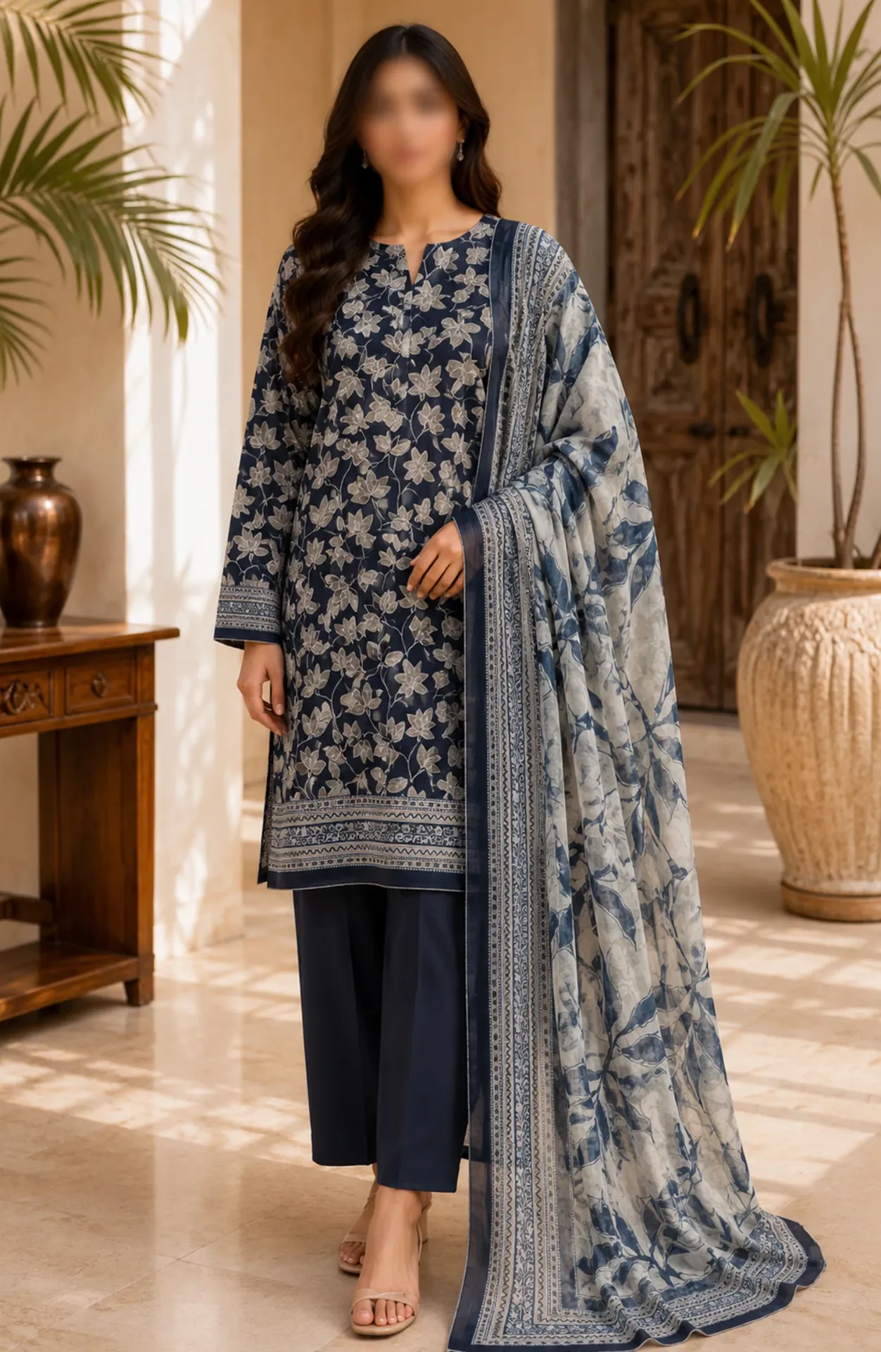 Bin Saeed - Printed Lawn Summer Collection '26 D-05