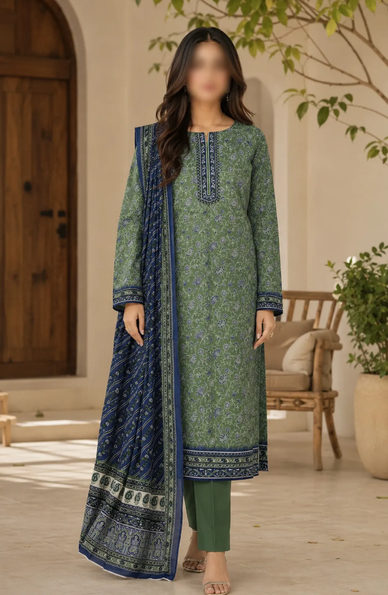 Bin Saeed - Printed Lawn Summer Collection '26 D-07
