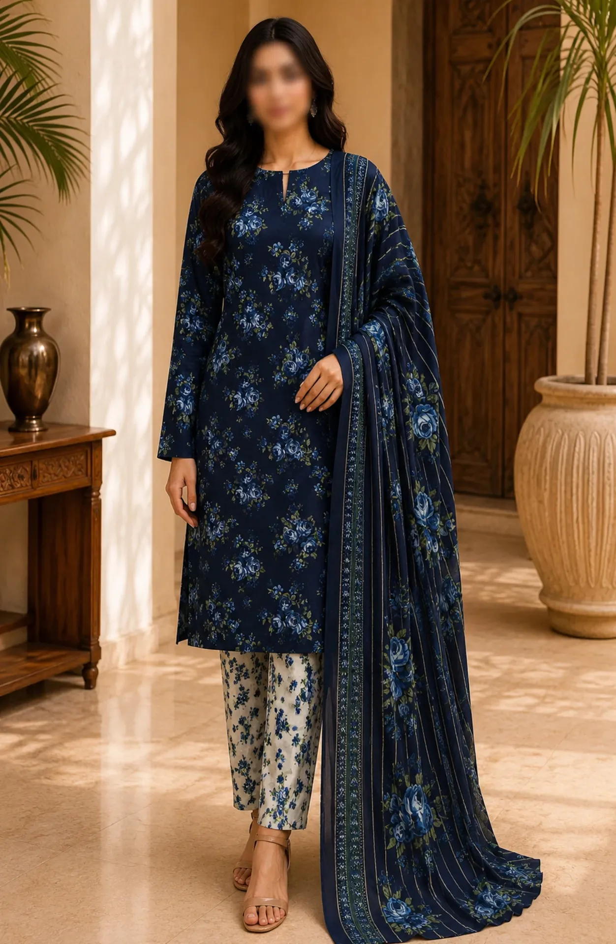 Bin Saeed - Printed Lawn Summer Collection '26 D-10