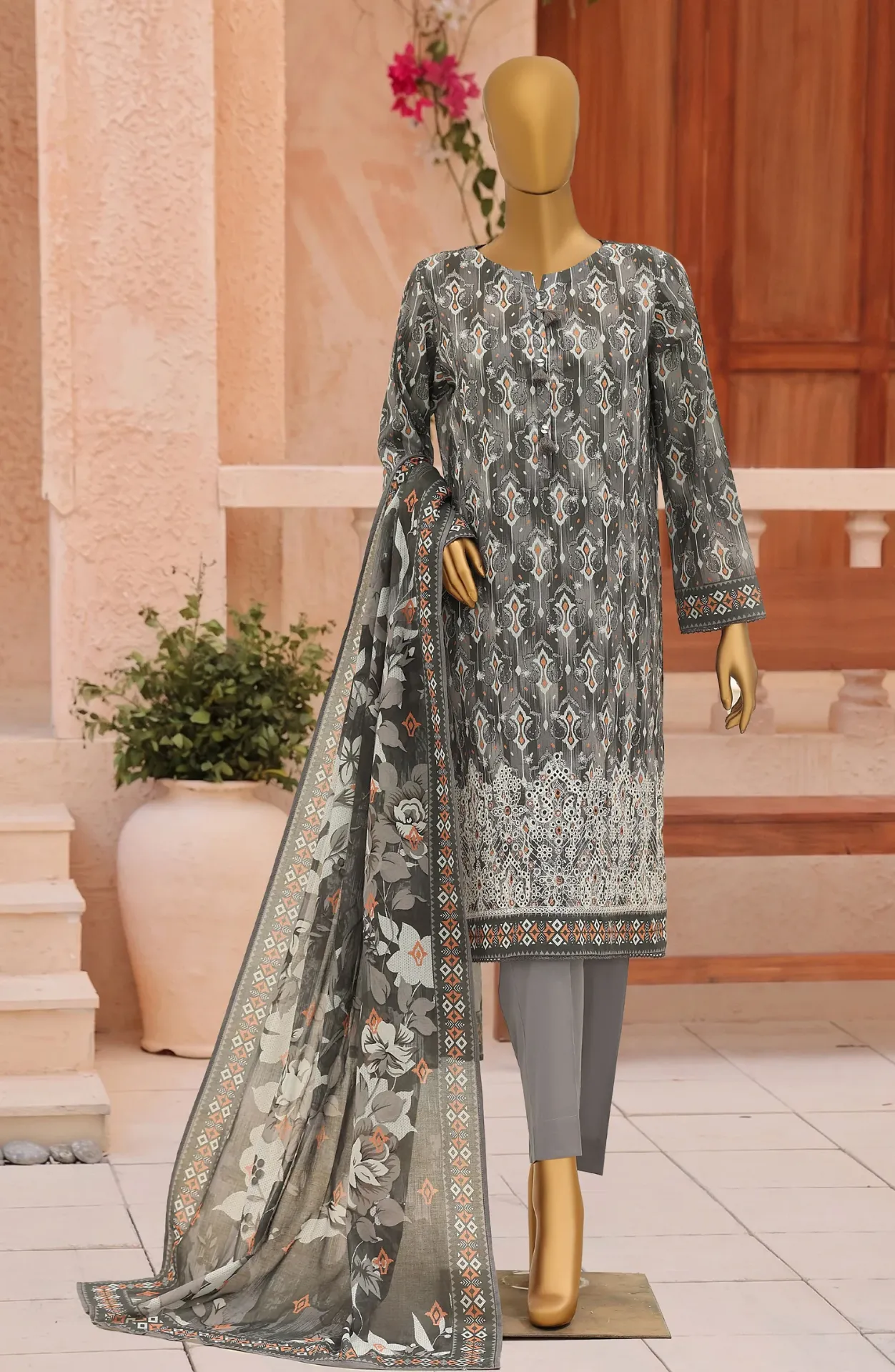 HZ - Asasa Lawn Summer Collection '26 AEC-1293