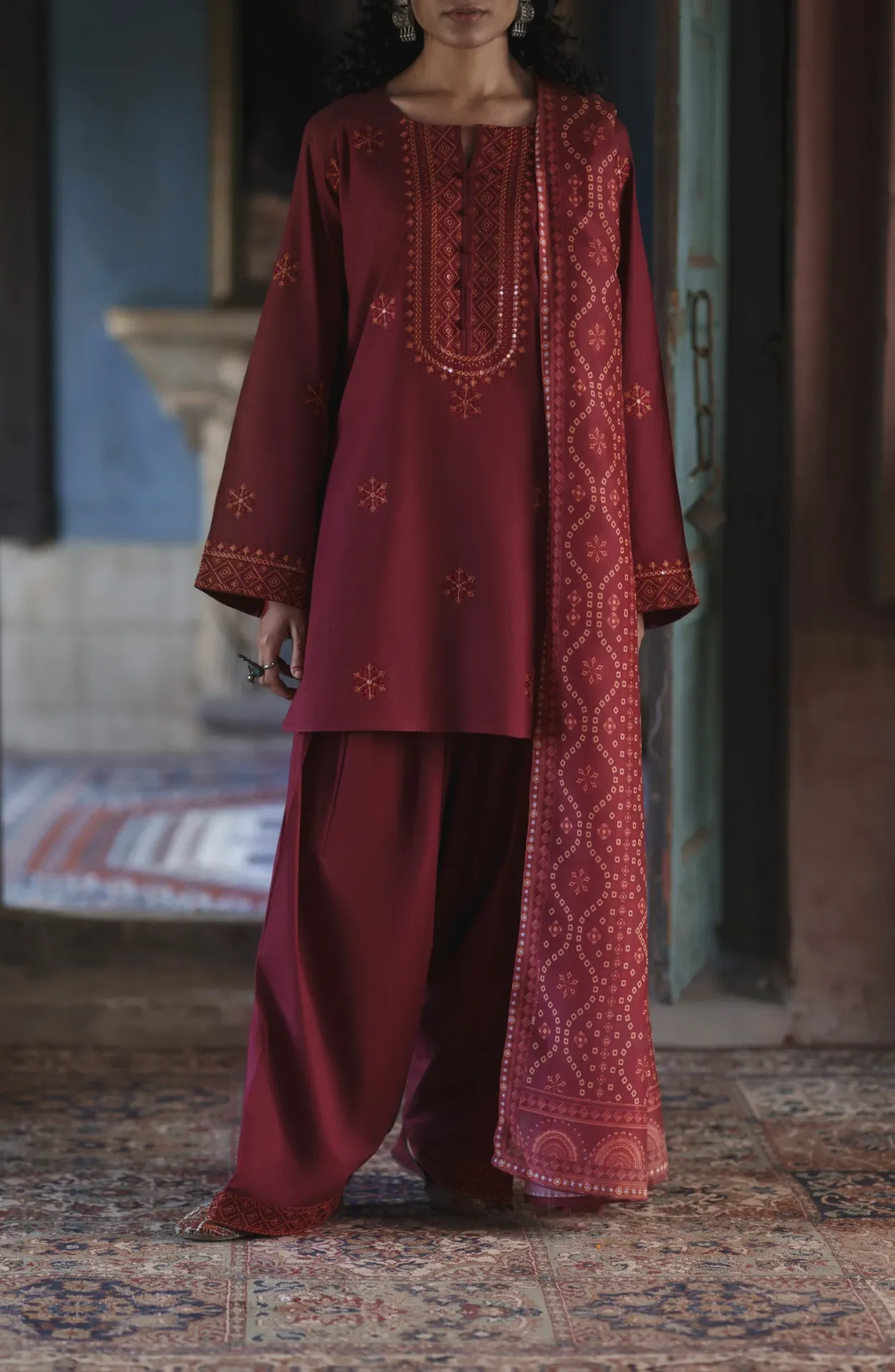 Casuallite - Before Sunset Collection Outift-02 Crimson Serenity