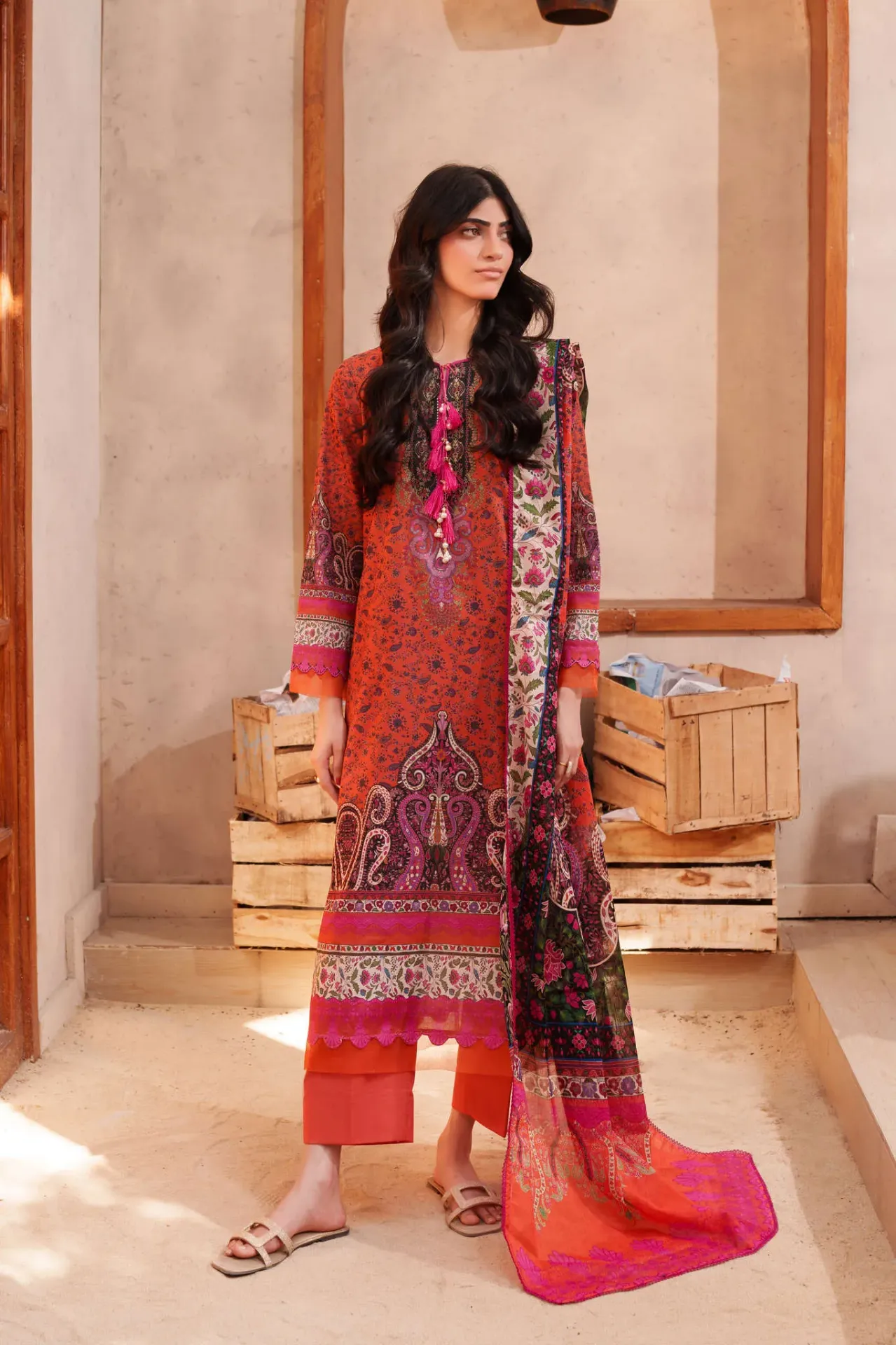 Firdous - Resham Lawn Archive Summer 2026 - D-1214 (M)