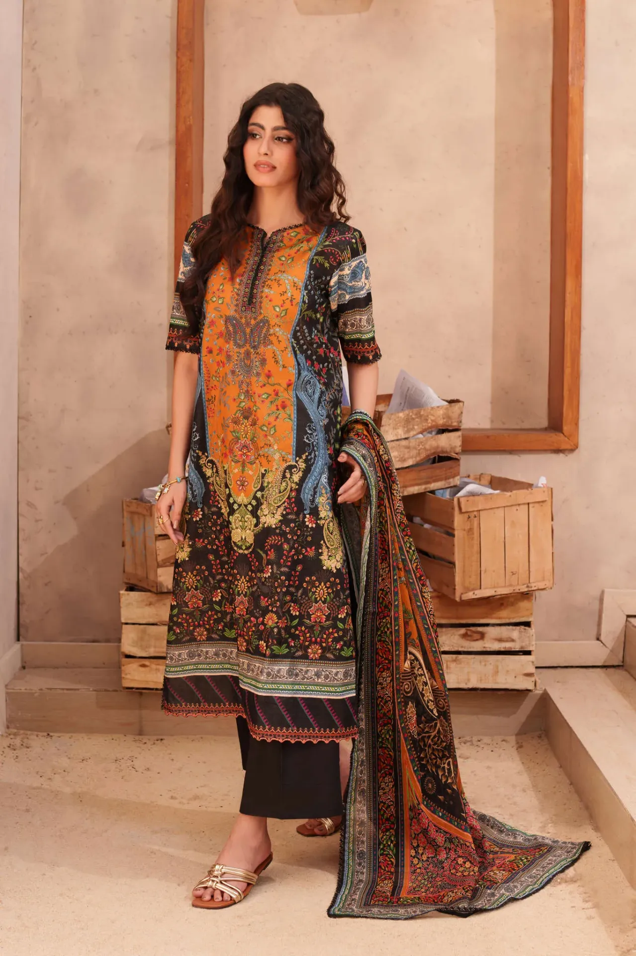 Firdous - Resham Lawn Archive Summer 2026 - D-1219