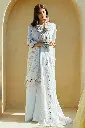 Cross Stitch - Premium Lawn 2024 Vol 1 - Design 11 Floral Marine