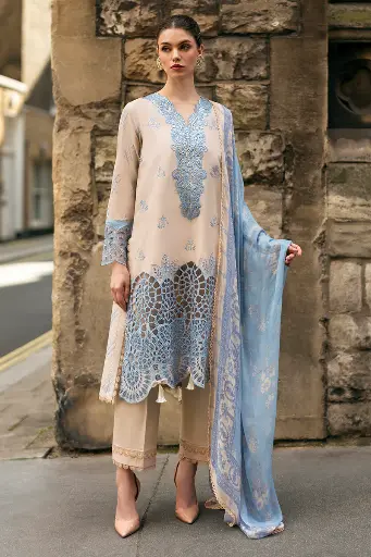 Mushq - Hemline Chikankari '24 Odyssey HMC-07 Mystical Muse