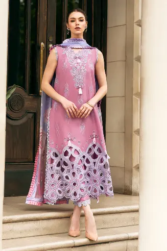 Mushq - Hemline Chikankari '24 Odyssey HMC-02 Wildflower Dream