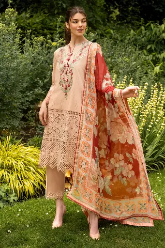 Mushq - Hemline Chikankari '24 Odyssey HMC-12 Blooming Belle