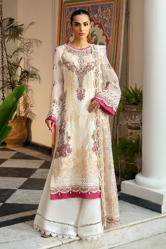 Ramsha - Dastak Luxury Chiffon Collection Q-107