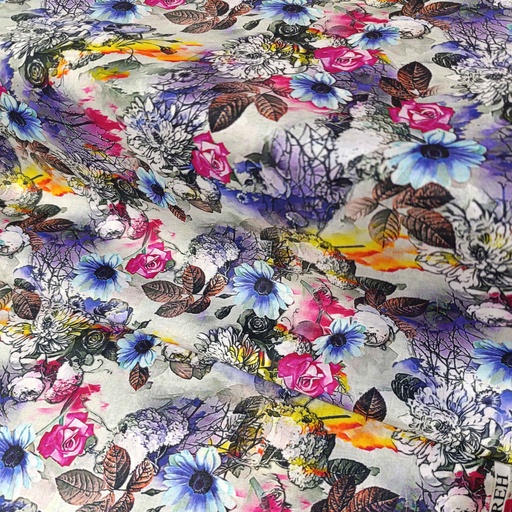 Riaz Arts - Classic Unstitched 2Pcs Digital Printed Lawn Collection Vol-6 D-04