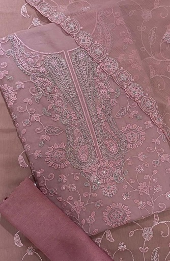 Amna Khadija - Nafees Embroidered Crinkle Chiffon Collection D-05