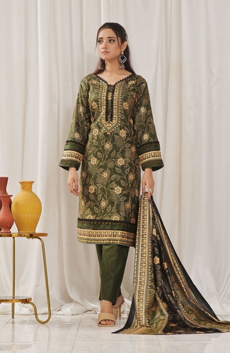Designer Cotton Lawn 3 Pcs Unstitched Printed Collection 2024 - DL-138