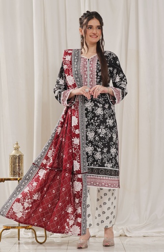 Designer Cotton Lawn 3 Pcs Unstitched Printed Collection 2024 - DL-135