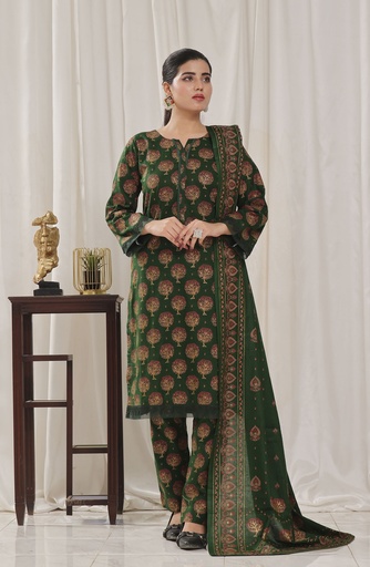 Designer Cotton Lawn 3 Pcs Unstitched Printed Collection 2024 - DL-133