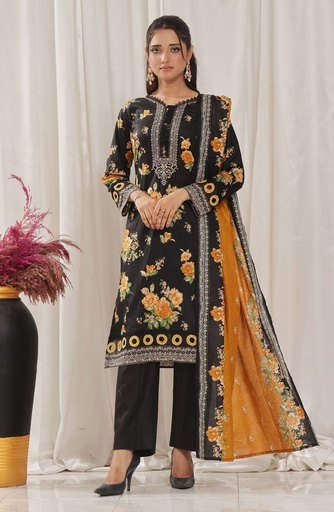 Designer Cotton Lawn 3 Pcs Unstitched Printed Collection 2024 - DL-131