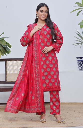 Designer Cotton Lawn 3 Pcs Unstitched Printed Collection 2024 - DL-110