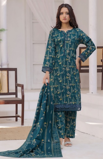 Designer Cotton Lawn 3 Pcs Unstitched Printed Collection 2024 - DL-090