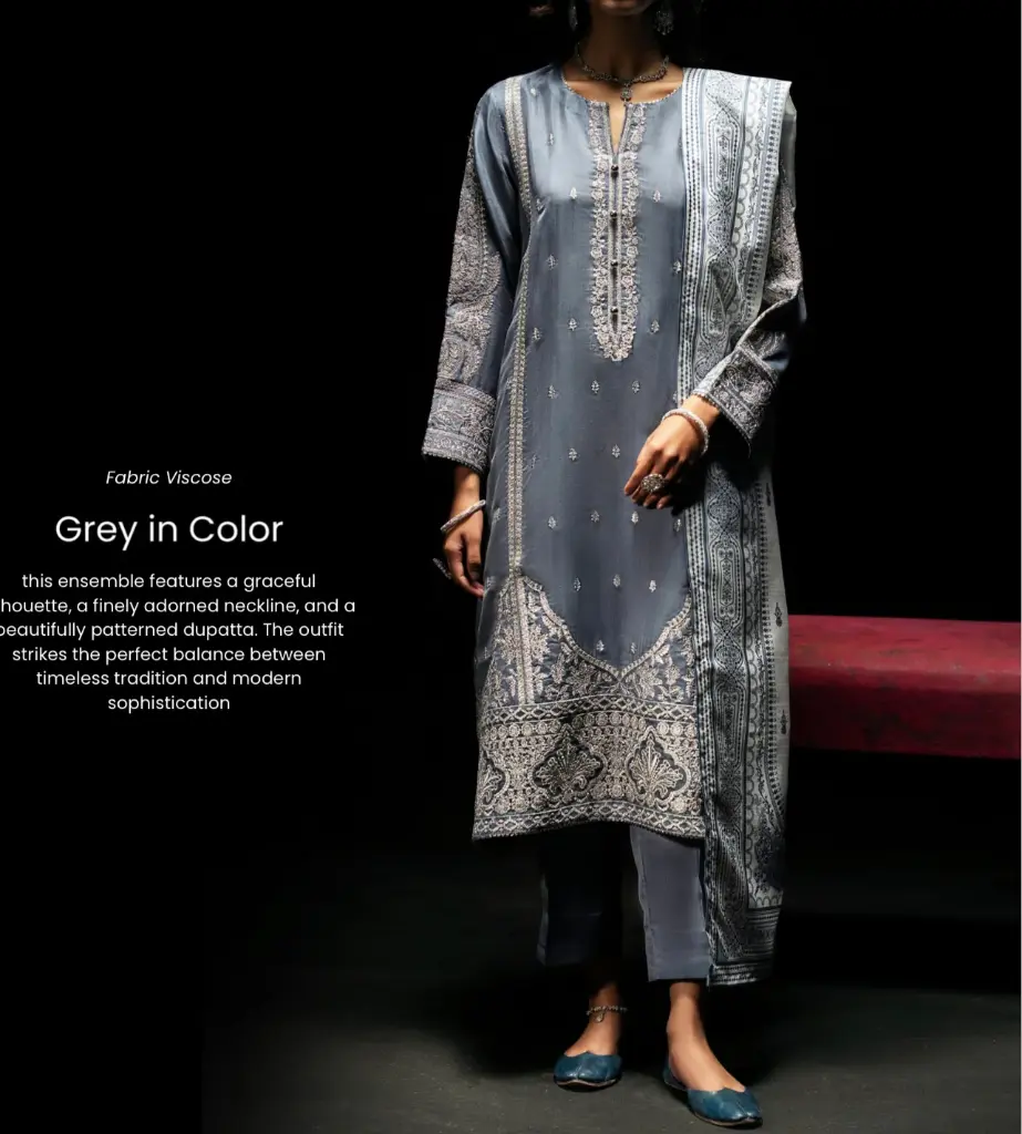 Casuallite - Boutique Drop 1 Embroidered Viscose 3pc - HT276