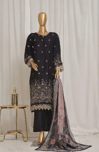 Sadabahar - Luxury Embroidered Viscose Silk Collection Vol 02 D-01