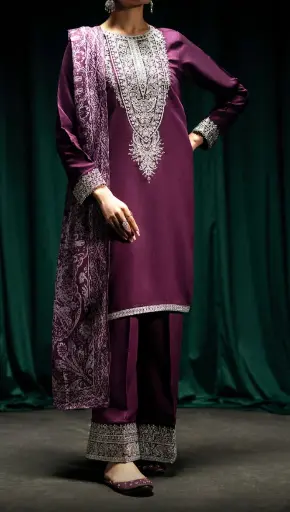 Casuallite - Boutique Drop 2 Embroidered Viscose 3pc - HT283