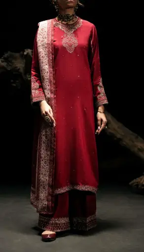 Casuallite - Boutique Drop 2 Embroidered Viscose 3pc - HT284