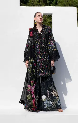 AJR Couture - Printkari 25' - 14 - Midnight Flora