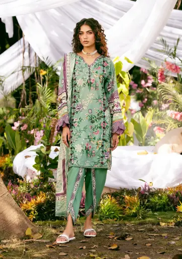 Elaf - Prints Lawn Collection EPS-8A Minted Dream