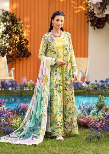 Elaf - Prints Lawn Collection EPS-7A Daisy Fields