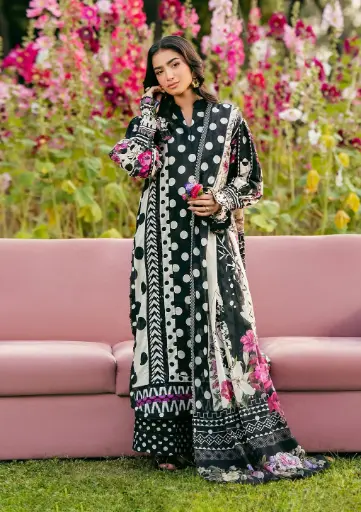Elaf - Prints Lawn Collection EPS-2B Mystic Noir