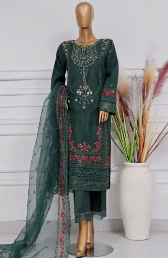 Sadabahar - Mahpara Embroidered Organza D-04