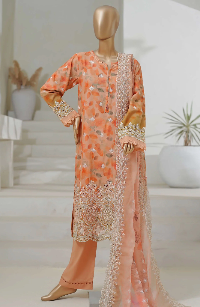 Sadabahar - Cutwork Chikankari 3Pc D-02
