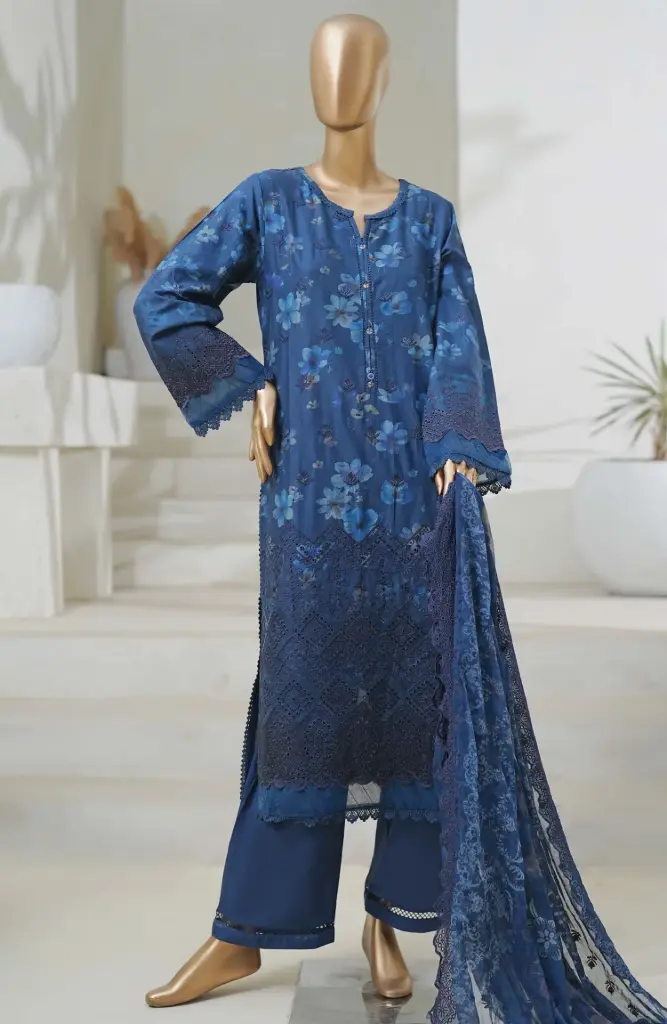 Sadabahar - Cutwork Chikankari 3Pc D-03