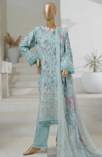 Sadabahar - Cutwork Chikankari 3Pc D-04