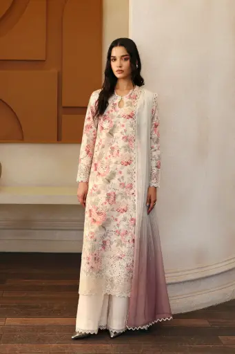 Afrozeh - Day Break Printed Kari 2025 - V11-03 Horizon Faded
