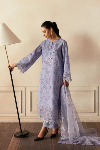 Afrozeh - Day Break Printed Kari 2025 - V11-08 Dawn Dusted