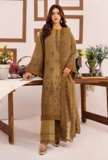 Adan's Libas - Stella Chikankari D-01